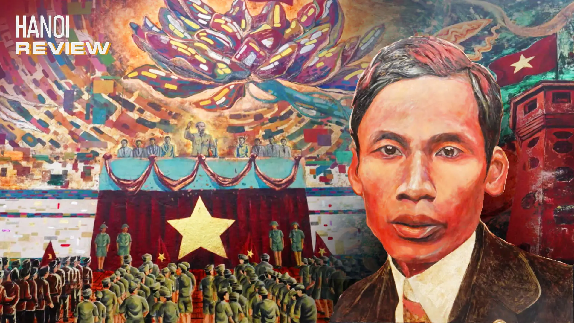 'Mùa xuân độc lập' - Triển lãm tranh sơn mài khổ lớn độc đáo | HANOI Review | 31/08/2025